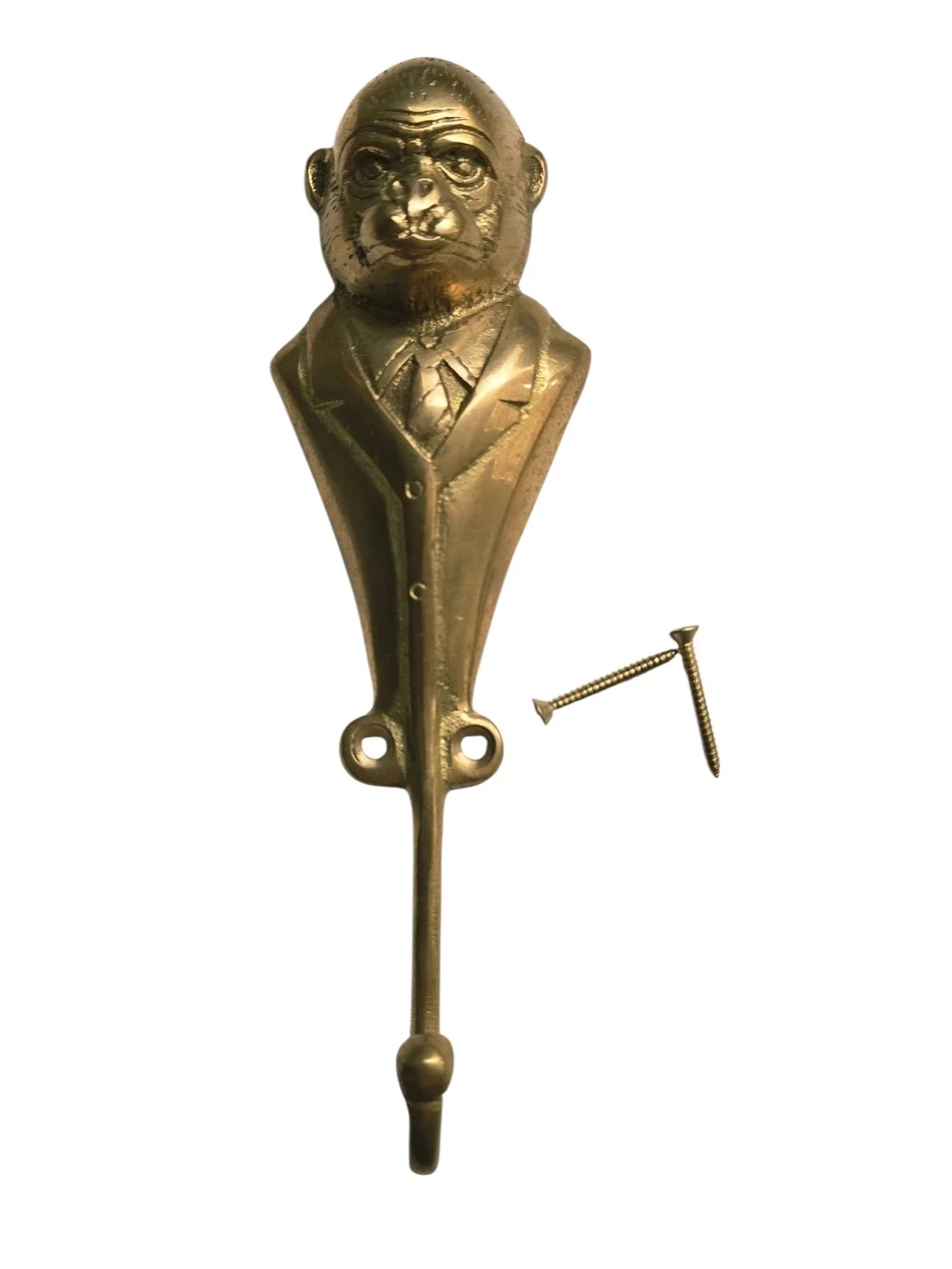 Vintage brass monkey